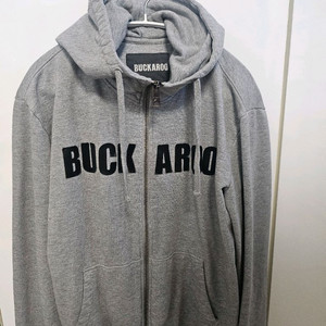 버커루 얇은기모 후드집업 그레이 L