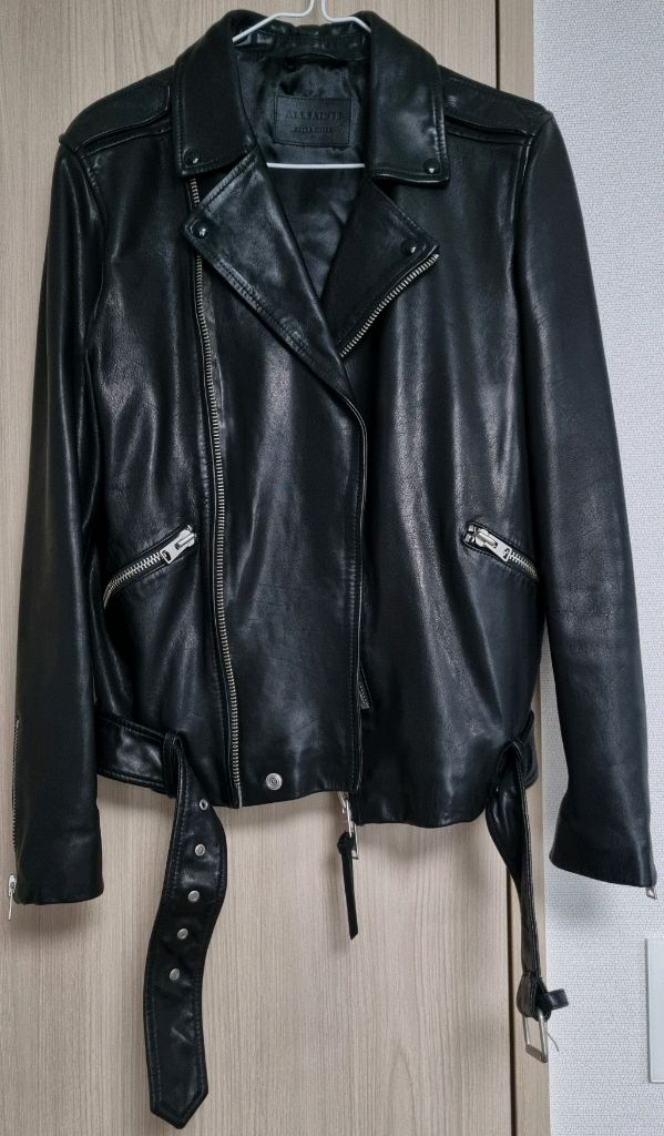 [ALL SAINTS] 올세인츠 라이더 양가죽 자켓XS 이미지