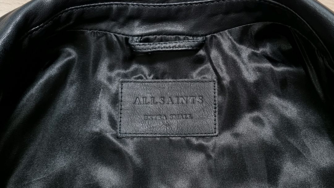[ALL SAINTS] 올세인츠 라이더 양가죽 자켓XS 이미지