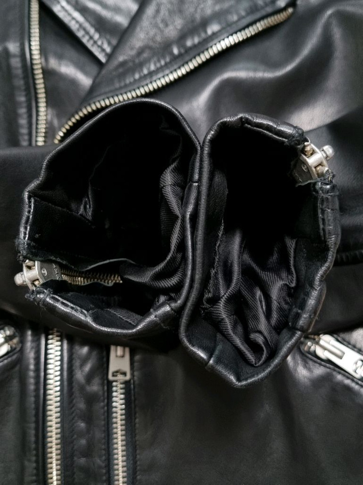 [ALL SAINTS] 올세인츠 라이더 양가죽 자켓XS 이미지