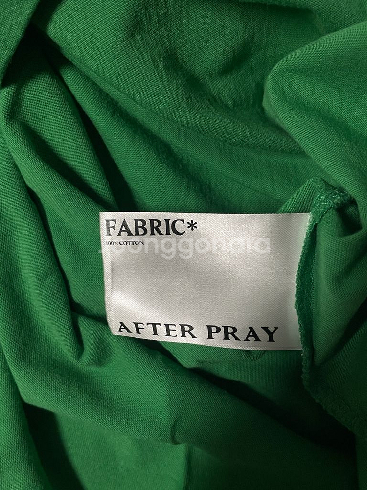 애프터프레이 시그니처 심벌 터틀넥 그린 판매--5