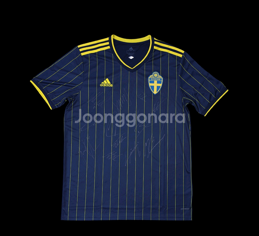 스웨덴2020 축구 국대 친필싸인--0