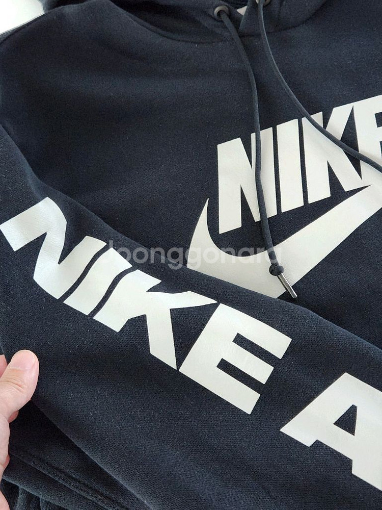 나이키 에어 기모 후드 맨투맨 티셔츠--2