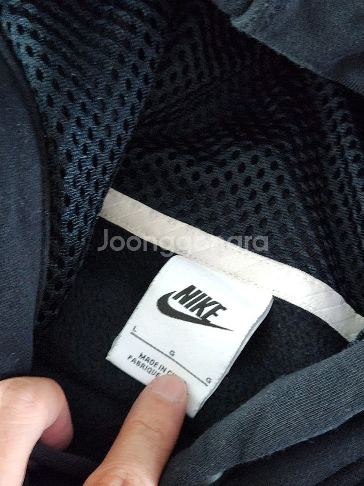나이키 에어 기모 후드 맨투맨 티셔츠--3