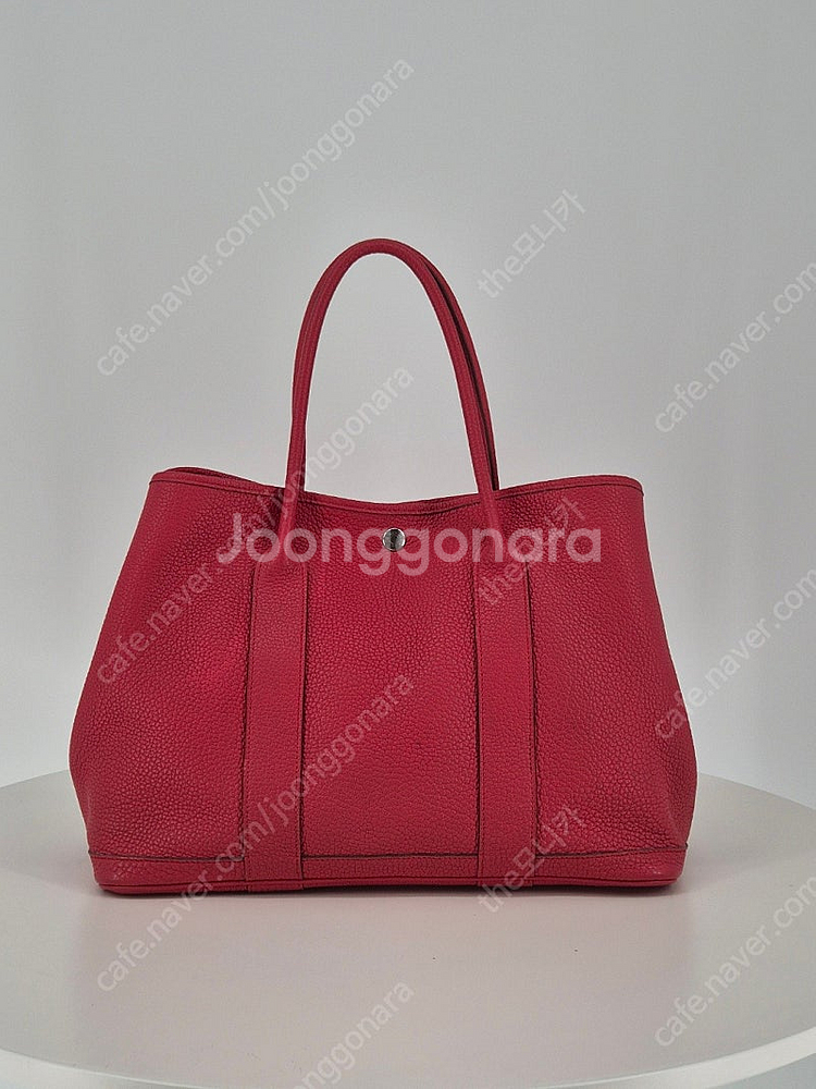 에르메스 가든파티 36 네곤다 토트백 로즈 컬러--0