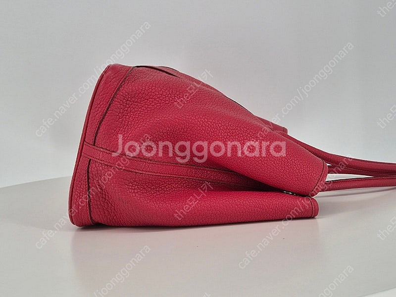 에르메스 가든파티 36 네곤다 토트백 로즈 컬러--2