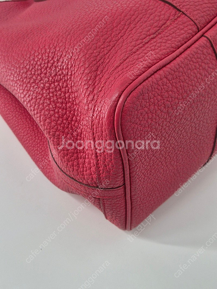 에르메스 가든파티 36 네곤다 토트백 로즈 컬러--7