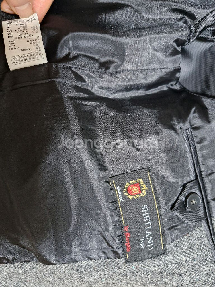 온앤온 크롭 헤링본 자켓 55--5