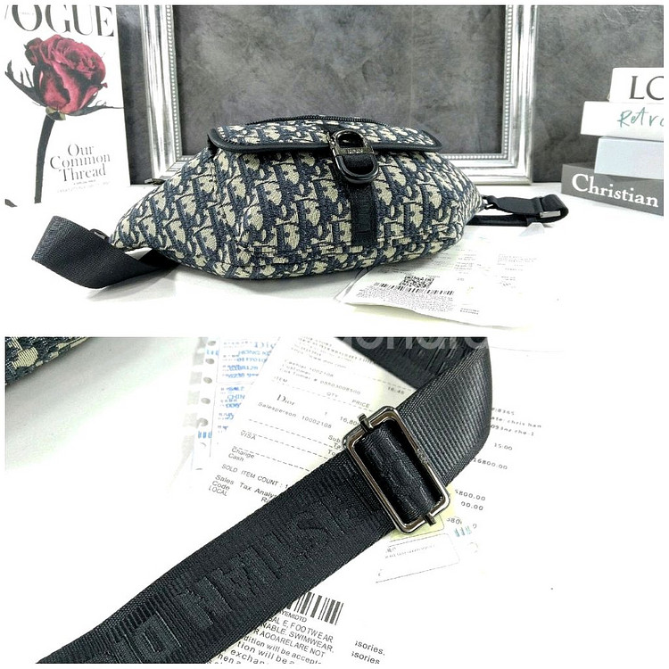 디올 벨트백 디올 가방 힙색 크로스백--7