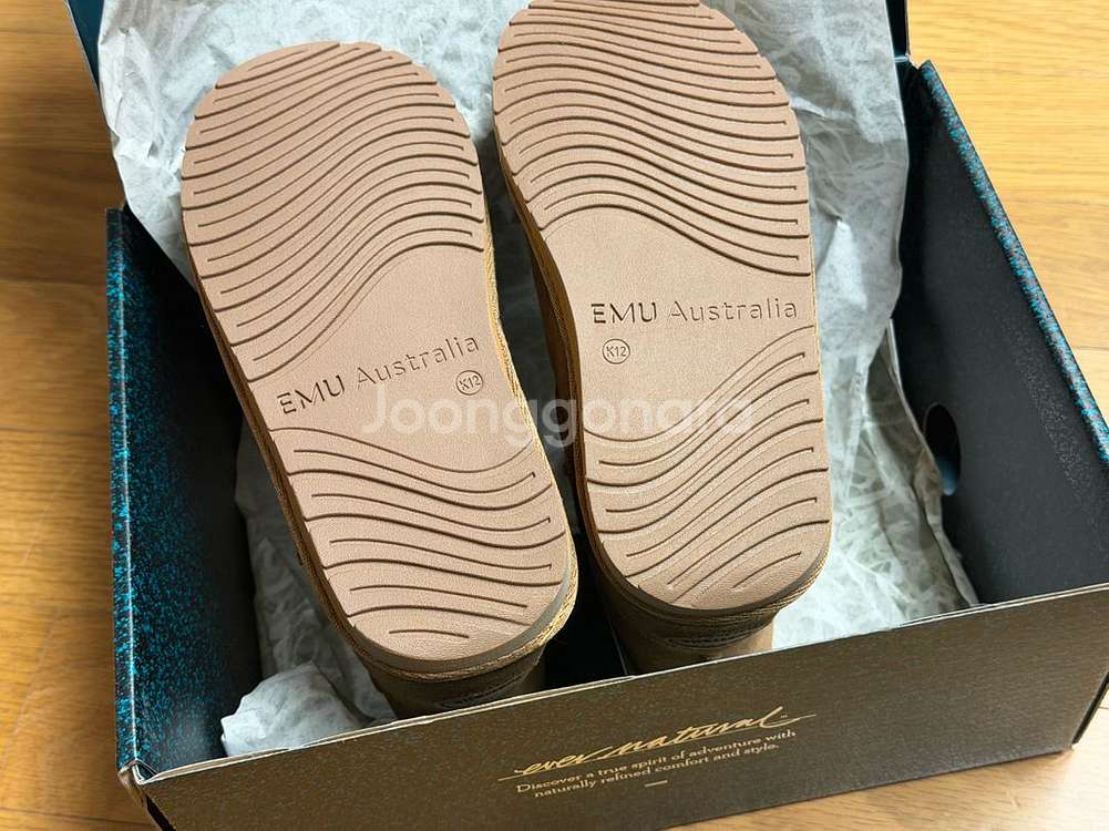 EMU 이뮤 키즈 어그부츠 170사이즈. 체스넛.--1