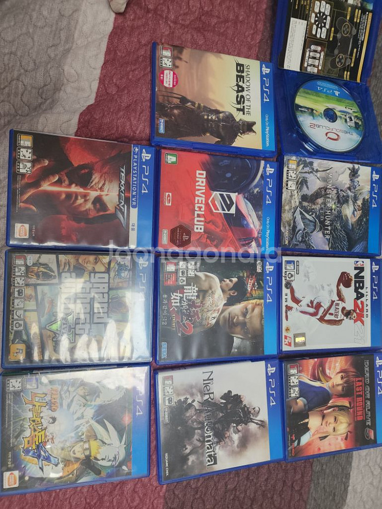 플레이스테이션 PS4 타이틀 팔아요. NBA 나루토 철--1