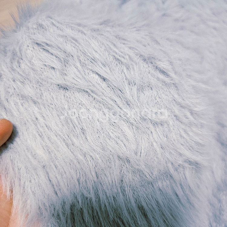 부드러운 스카이블루 퍼 가디건 (미사용)--2