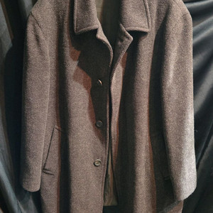 입생로랑 YSL 트윌 울 혼방 하프코트