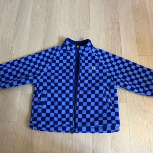 히로 체크 후리스 집업 120