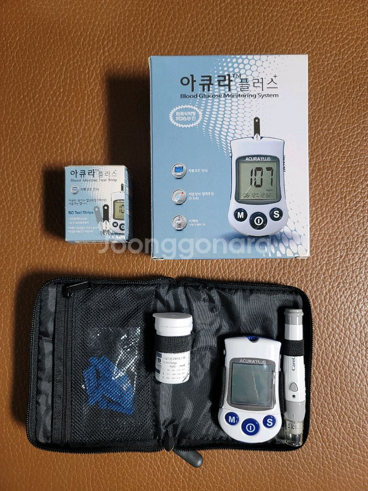 아큐라플러스 혈당 측정기 세트--0