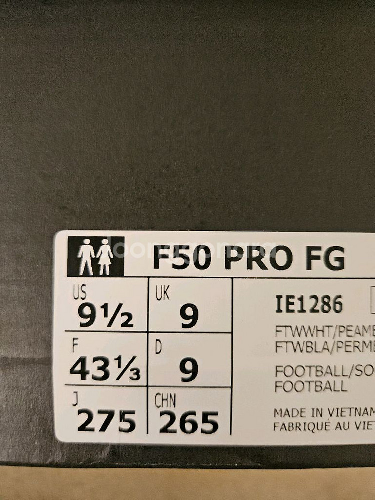 아디다스 F50 프로 FG 275 사이즈 새상품--1