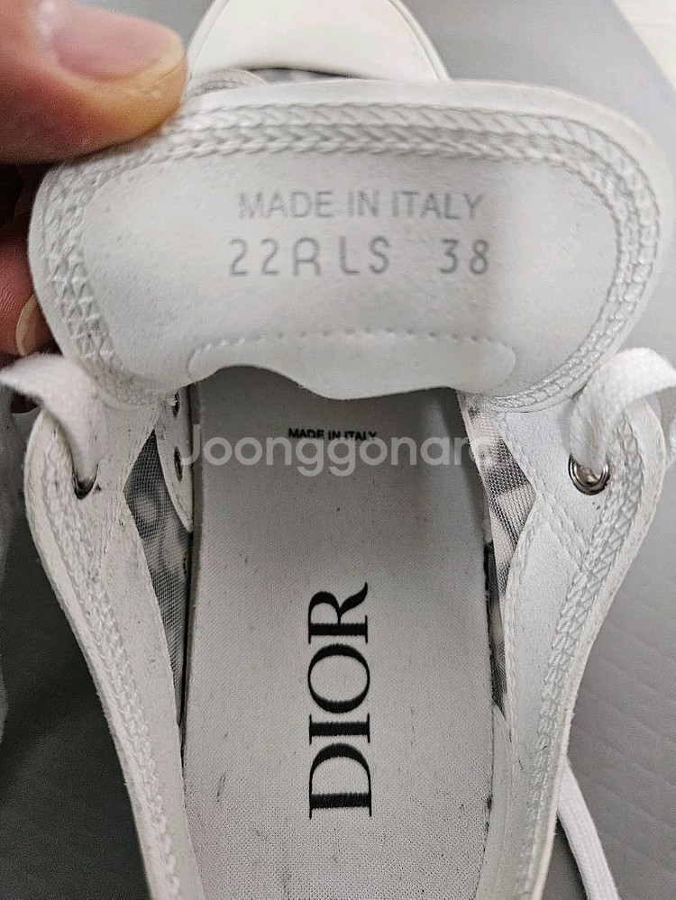 디올 오블리크 스니커즈 38사이즈(245)--6