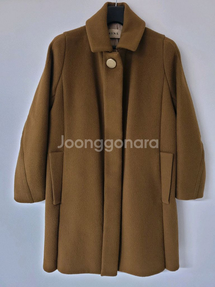 MINE 마인 울캐시미어 카멜 코트 S (55)--0