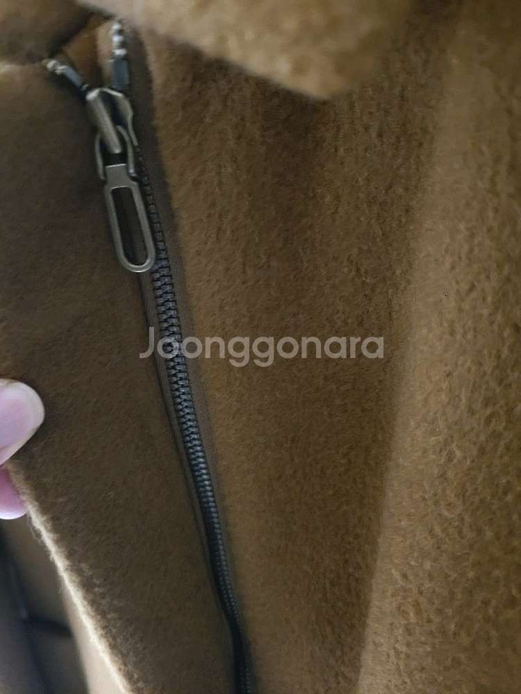 MINE 마인 울캐시미어 카멜 코트 S (55)--4