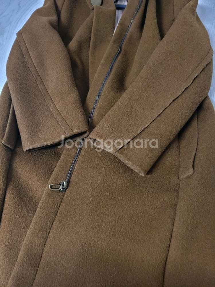 MINE 마인 울캐시미어 카멜 코트 S (55)--3