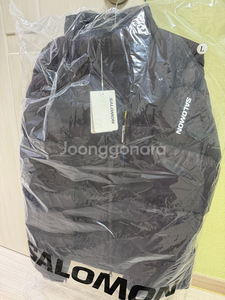 살로몬 컨투어패딩 초콜릿 남성용L 여성용 크롭 S--4