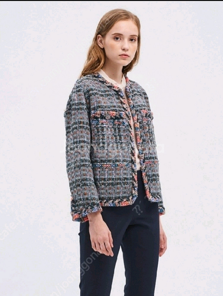 마인 트위드 자켓--0