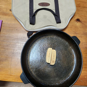 안성주물 번철 특특대ㅡ37cm,가방,손잡이포함