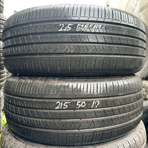 215 50 17한국중고타이어2개2155017