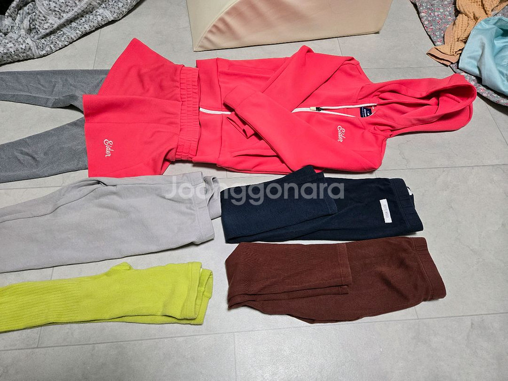 120사이즈 여아 옷 레깅스 바지 일괄--2