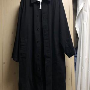 [새상품] 브라운야드 워시드 트렌치 코트 블랙