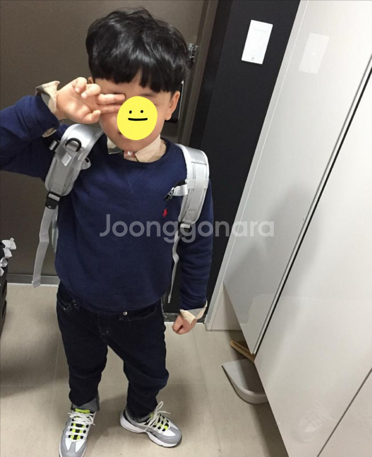 폴로키즈 보이 m(8살부터~) 경량패딩 2번입음--5