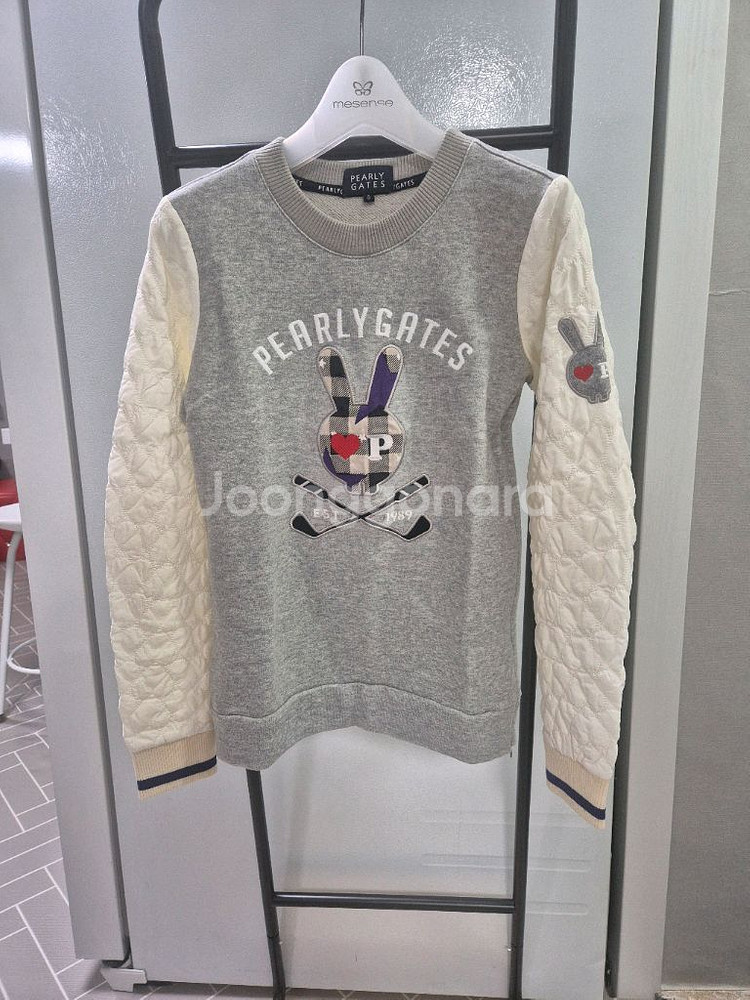 파리게이츠 여성 소매 퀼팅 티셔츠--0