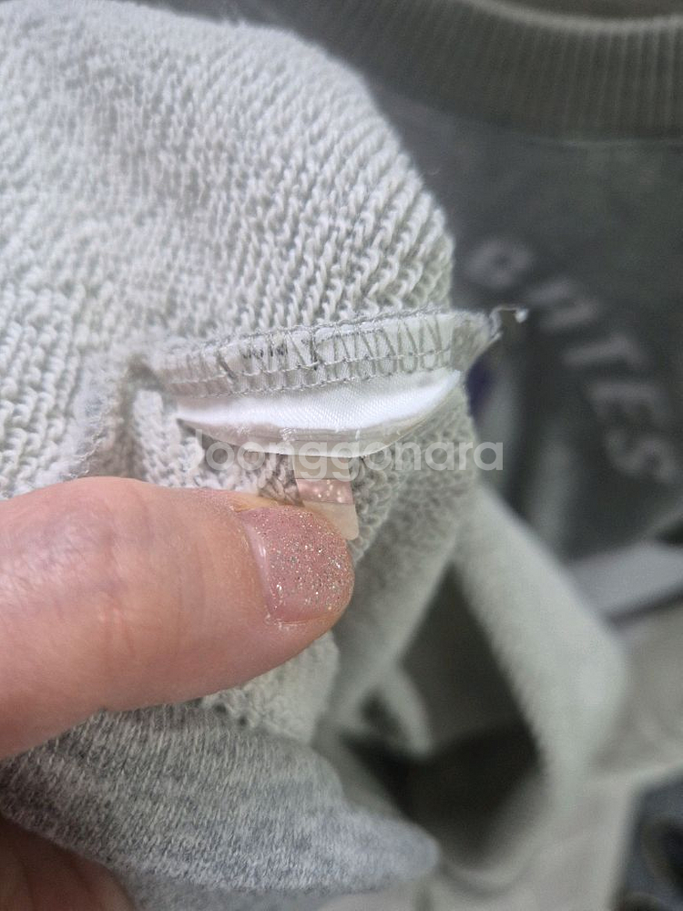 파리게이츠 여성 소매 퀼팅 티셔츠--3