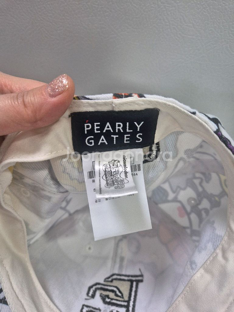 파리게이츠 캐릭터 패턴 모자--6