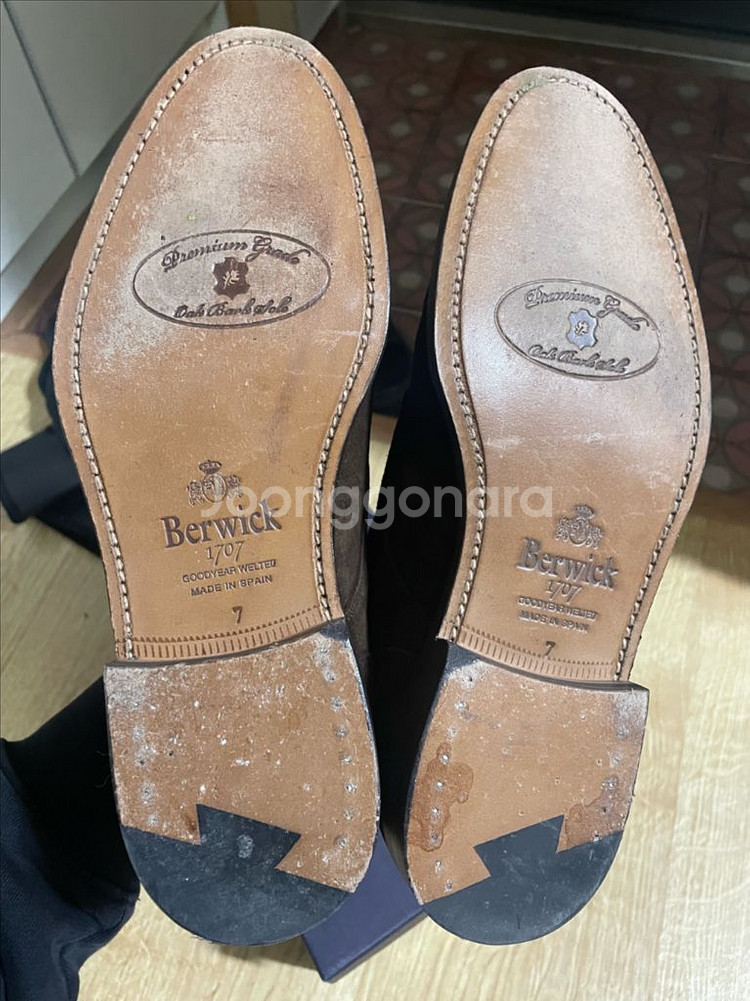 버윅 Berwick 4558 브라운 스웨이드 더비 26--4
