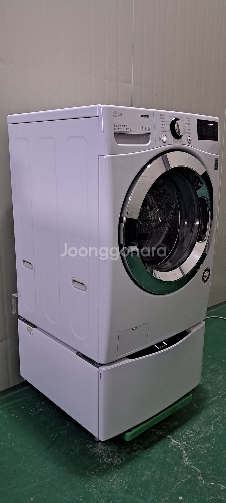 2697 엘지트롬 18KG/4KG 트윈워시 드럼(화이트--1