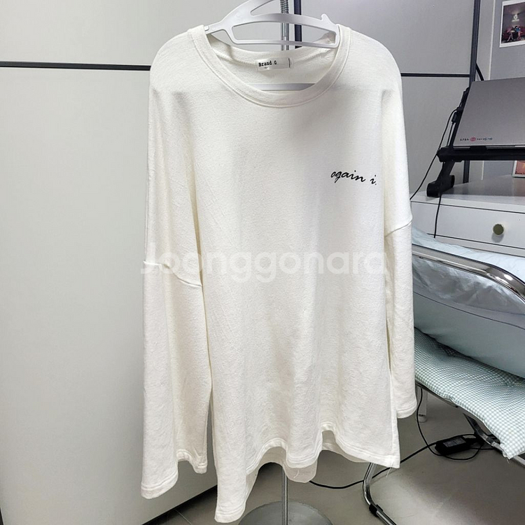 프리사이즈 면 티셔츠--1