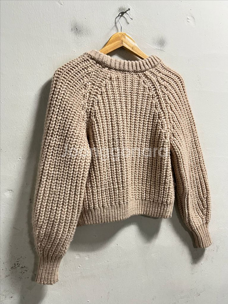 66 H&M 루즈핏 크롭 가디건--1