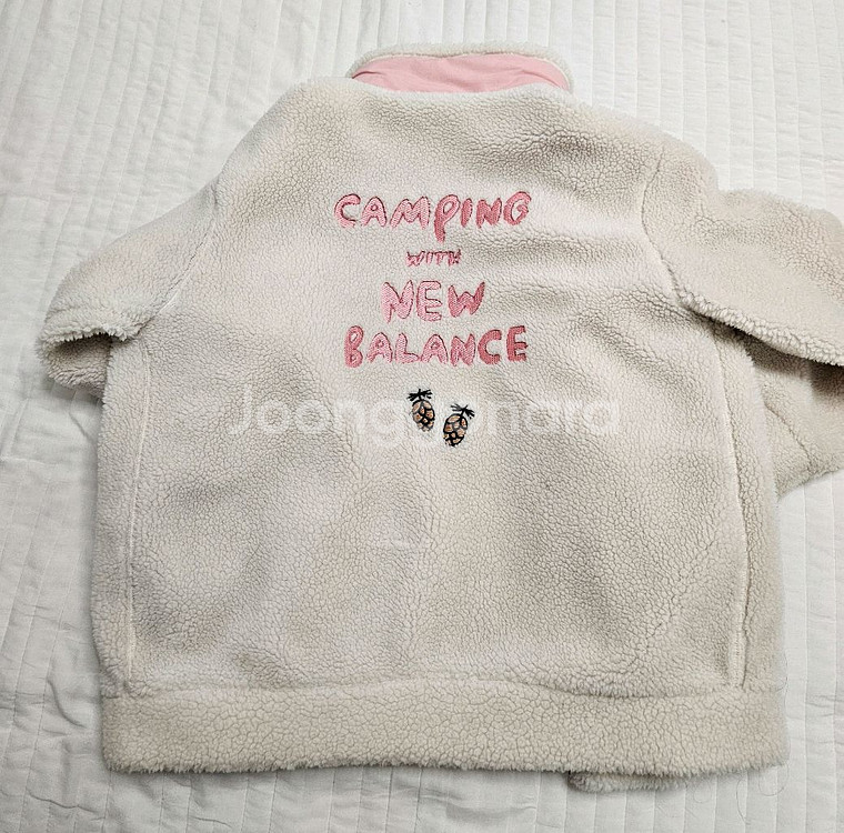 뉴발란스 키즈 뽀글이 후리스 리버시블 점퍼 140--1