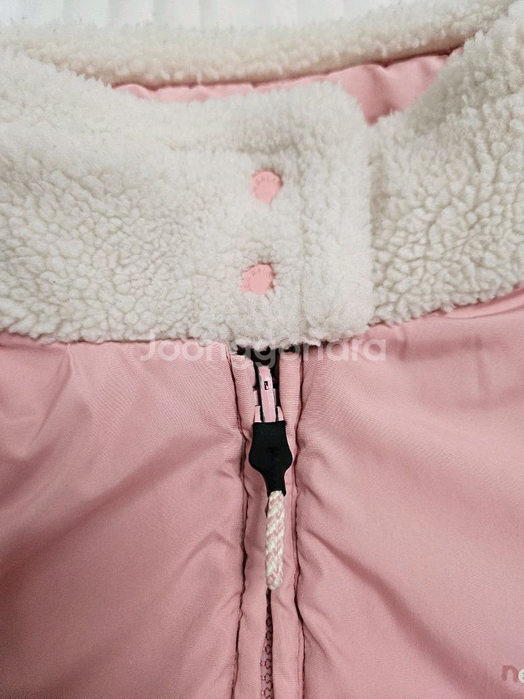 뉴발란스 키즈 뽀글이 후리스 리버시블 점퍼 140--3