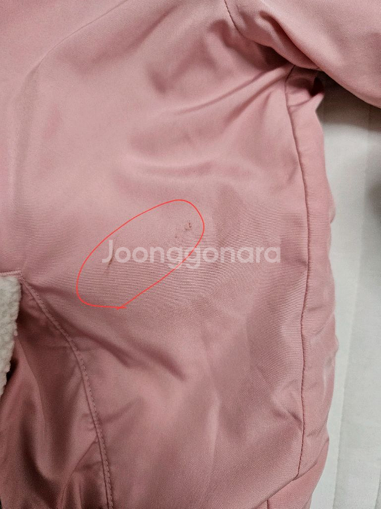 뉴발란스 키즈 뽀글이 후리스 리버시블 점퍼 140--6