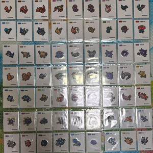 포켓몬 픽셀 띠부씰 151종 전종 판매해