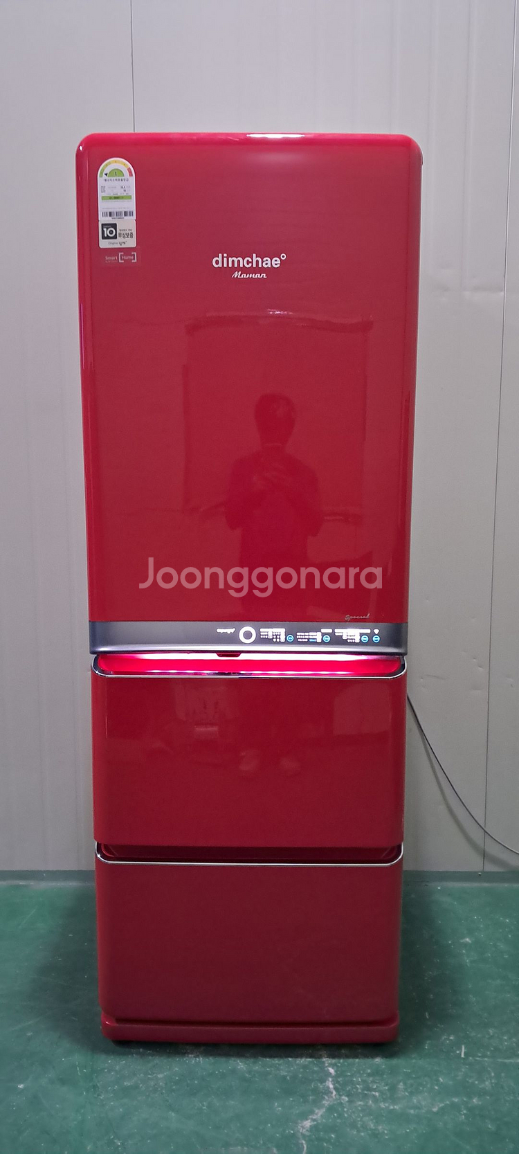 1540 위니아딤채 428L 스탠드김치냉장고(레드)--0