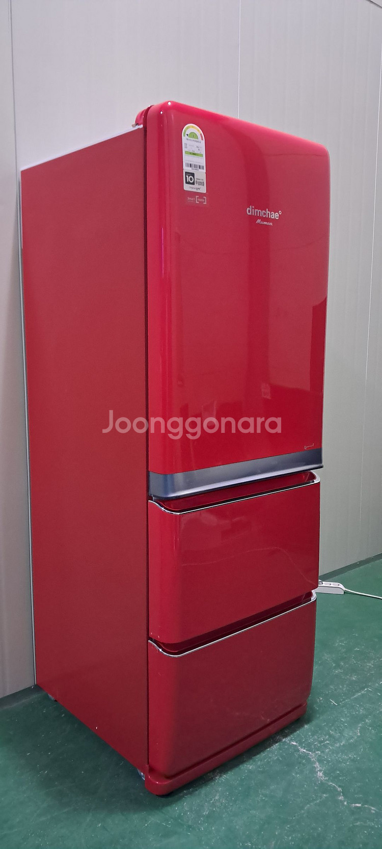 1540 위니아딤채 428L 스탠드김치냉장고(레드)--1