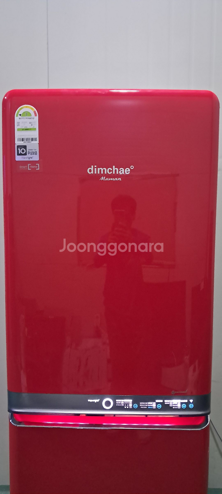 1540 위니아딤채 428L 스탠드김치냉장고(레드)--5