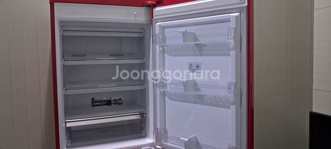 1540 위니아딤채 428L 스탠드김치냉장고(레드)--7