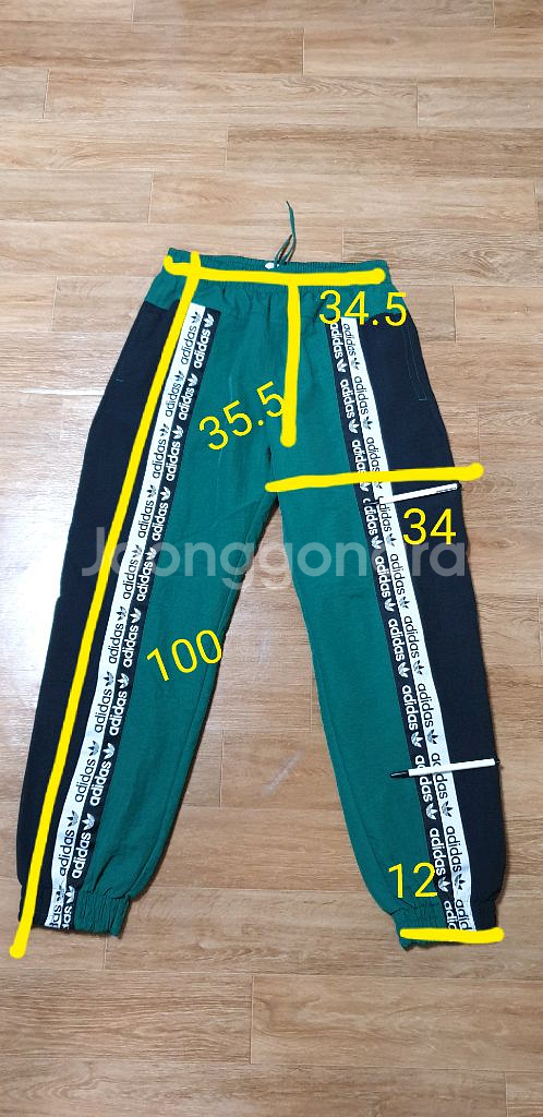 남.32-33) 아디다스 남성 바지. RYVA 트랙팬츠--2