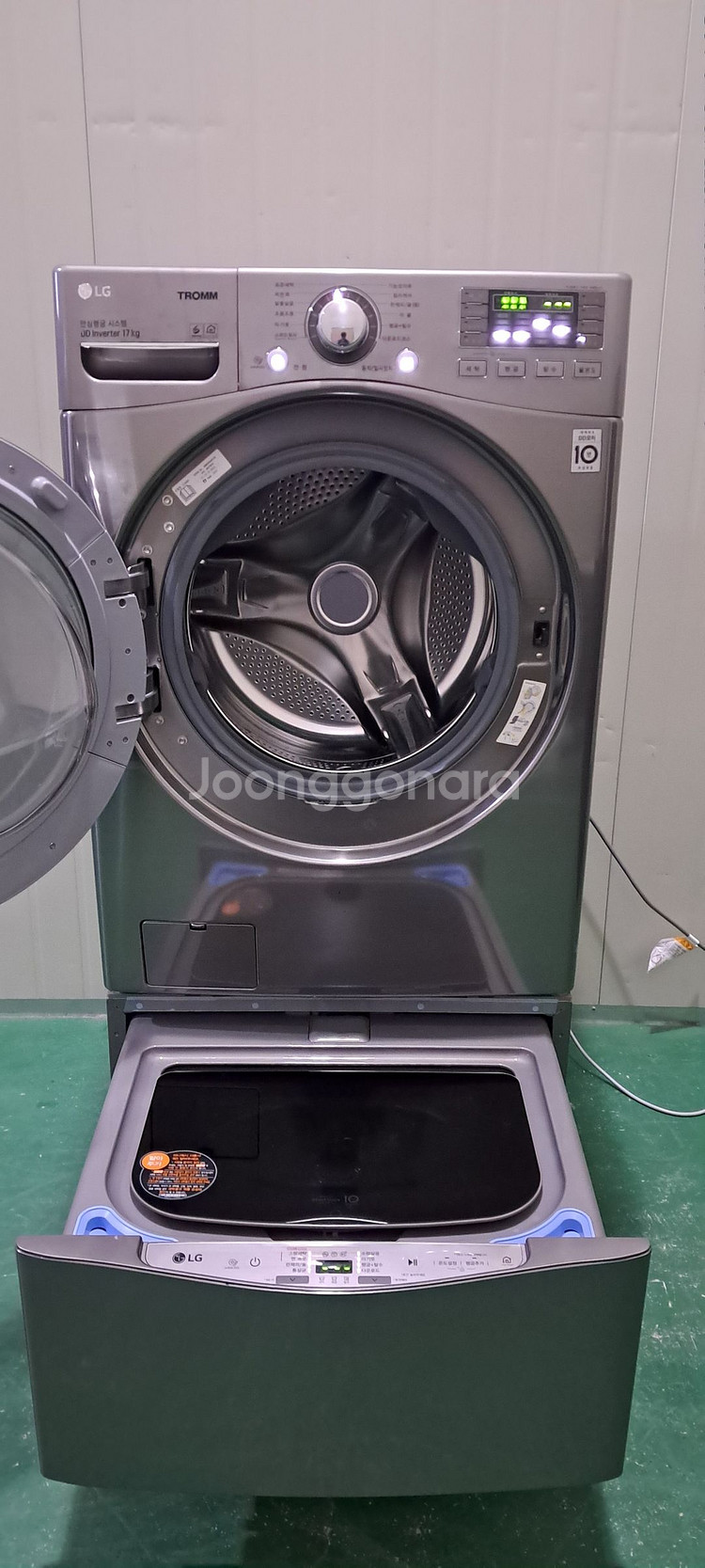 2653 엘지트롬 17KG/4KG 트윈워시 드럼(메탈)--4