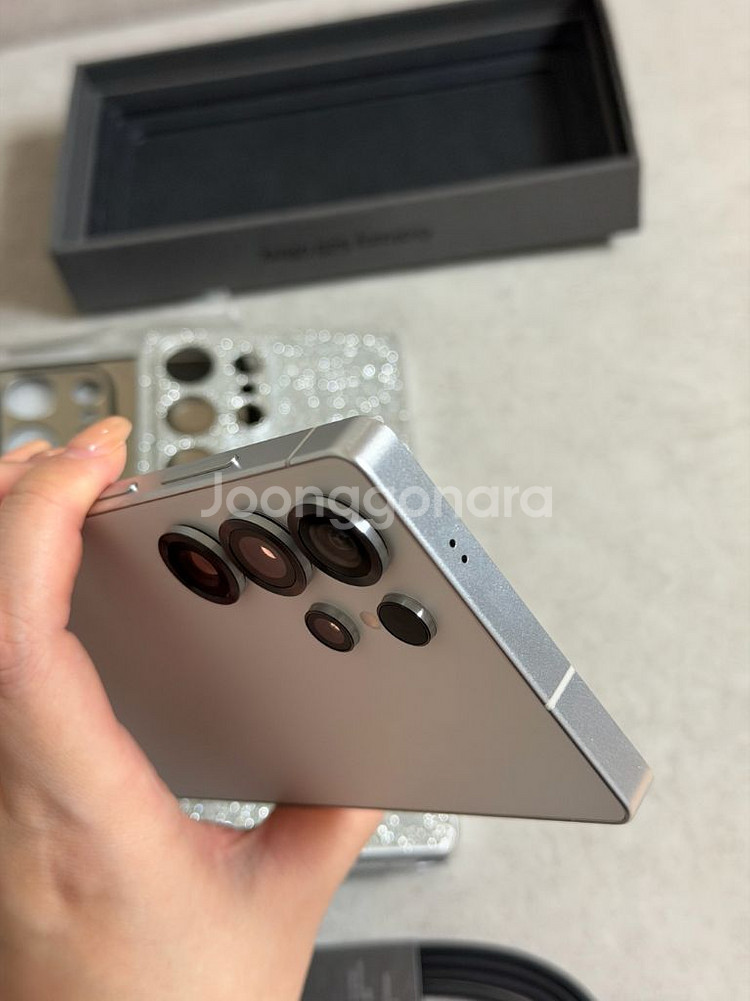 갤럭시 S25 울트라 화이트 실버 256기가 S급--1