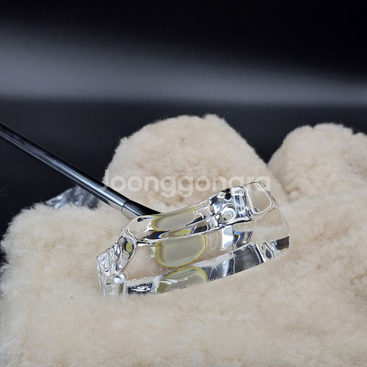 크리스탈 쥬얼리 옥퍼터 호야 HOYA 희귀 * 황동퍼터--3